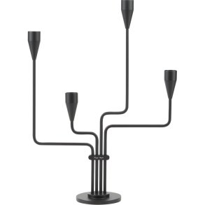 Piet Hein Kerzenhalter Sydkorset H38cm, Schwarz