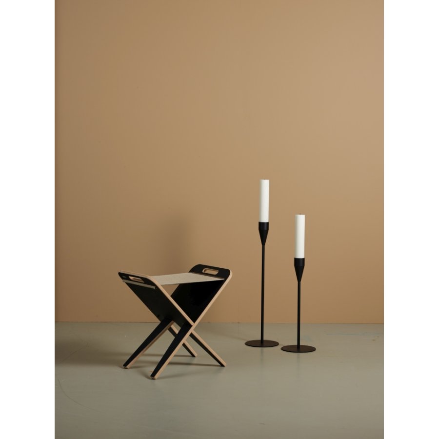 Piet Hein Maxi Lysestagest Venus/Jupiter 2 stk, Sort