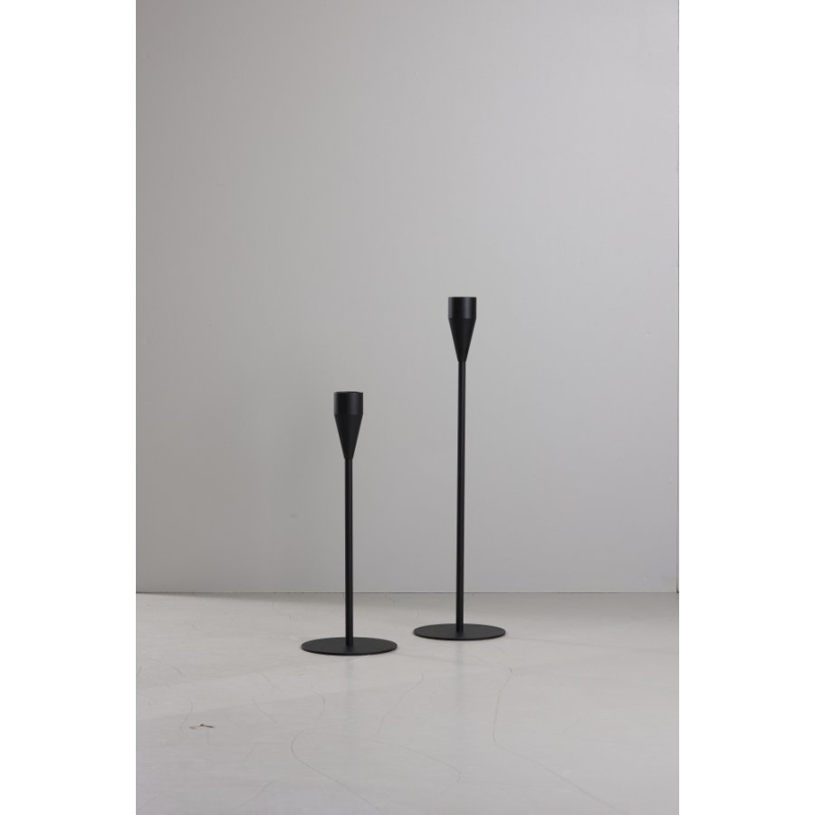 Piet Hein Maxi Lysestagest Venus/Jupiter 2 stk, Sort