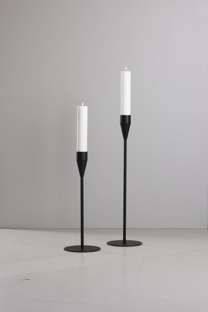 Piet Hein Maxi Lysestage Jupiter H65 cm, Sort