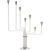 Piet Hein Lysestage Karlsvognen H63 cm, Brstet Stl