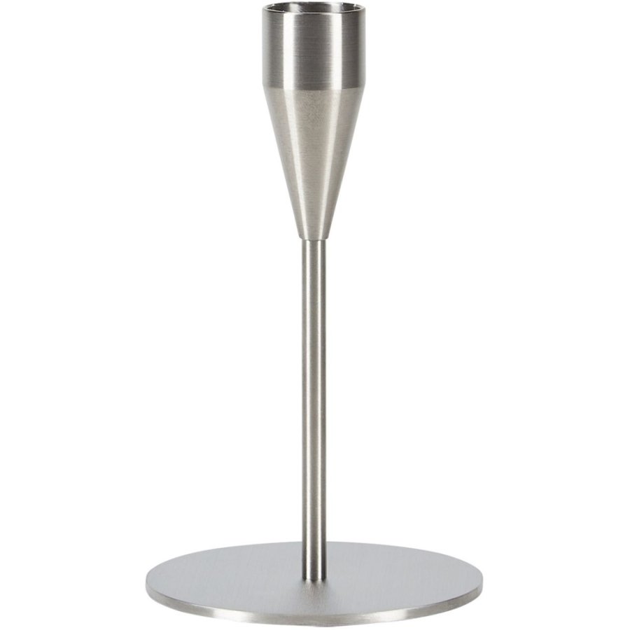 Piet Hein Lysestage Mars H14 cm, Brstet Stl