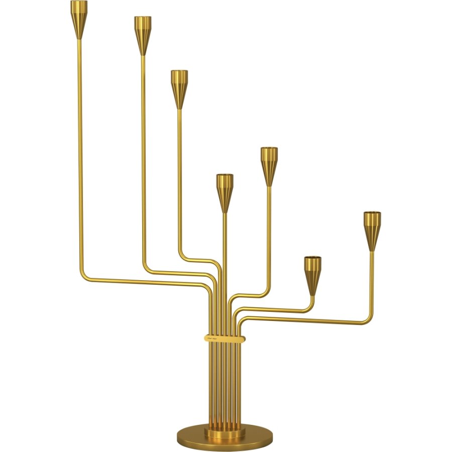 Piet Hein Lysestage Karlsvognen H63 cm, Messing