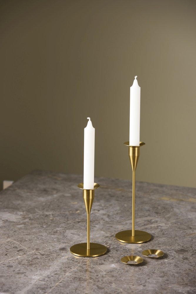 Piet Hein Lysmanchet 5 cm, Messing