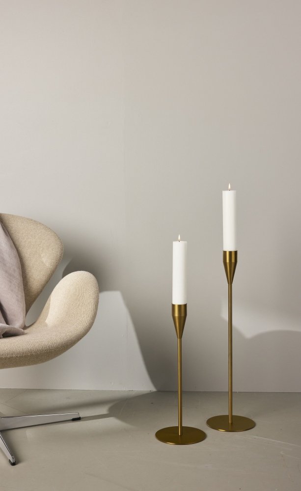 Piet Hein Maxi Lysestagest Venus/Jupiter 2 stk, Messing
