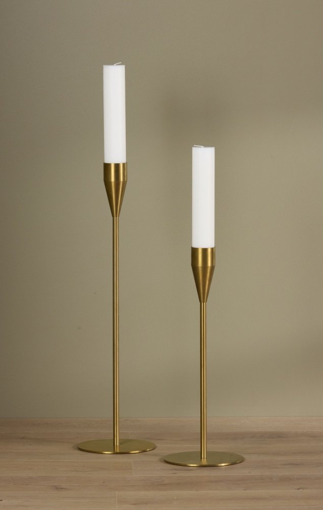 Piet Hein Maxi Lysestagest Venus/Jupiter 2 stk, Messing