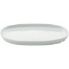 Piet Hein Superellipse Tallerken m. Plateau 19 cm, Hvid