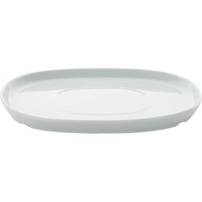 Piet Hein Superellipse Teller mit Plateau 19cm, Wei