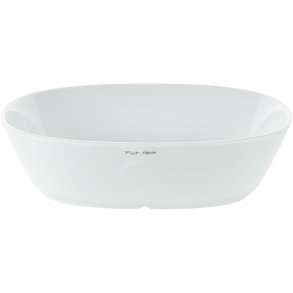 Piet Hein Superellipse Tiefer Teller 18cm, Wei