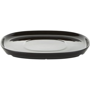 Piet Hein Superellipse Teller 19cm, Schwarz