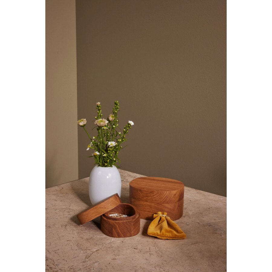 Piet Hein Superellipse Box 10x12 cm, Eiche