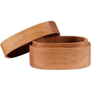 Piet Hein Superelliptisch Doosje 8x10 cm, Eik