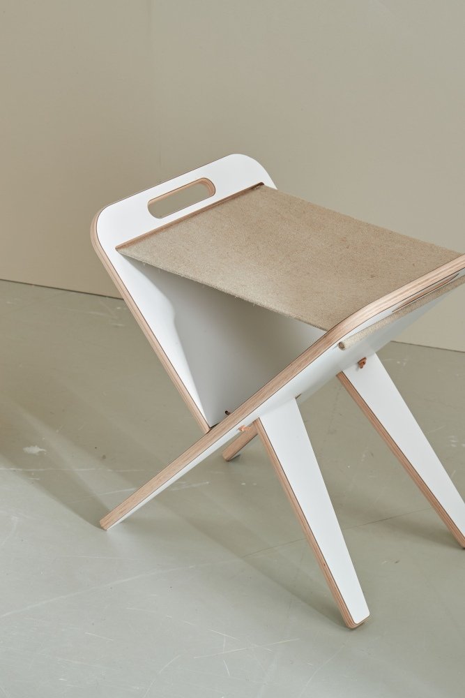 Piet Hein Klaburet H63 cm, Hvid/Hr