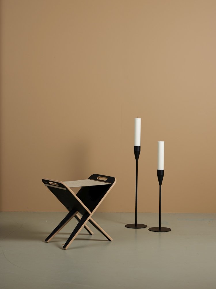 Piet Hein Klaburet H63 cm, Sort/Hr