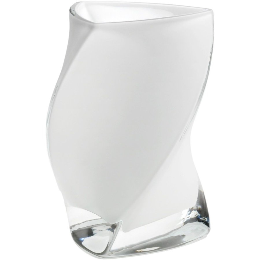 Piet Hein Twister Vase H16 cm, Opalhvid