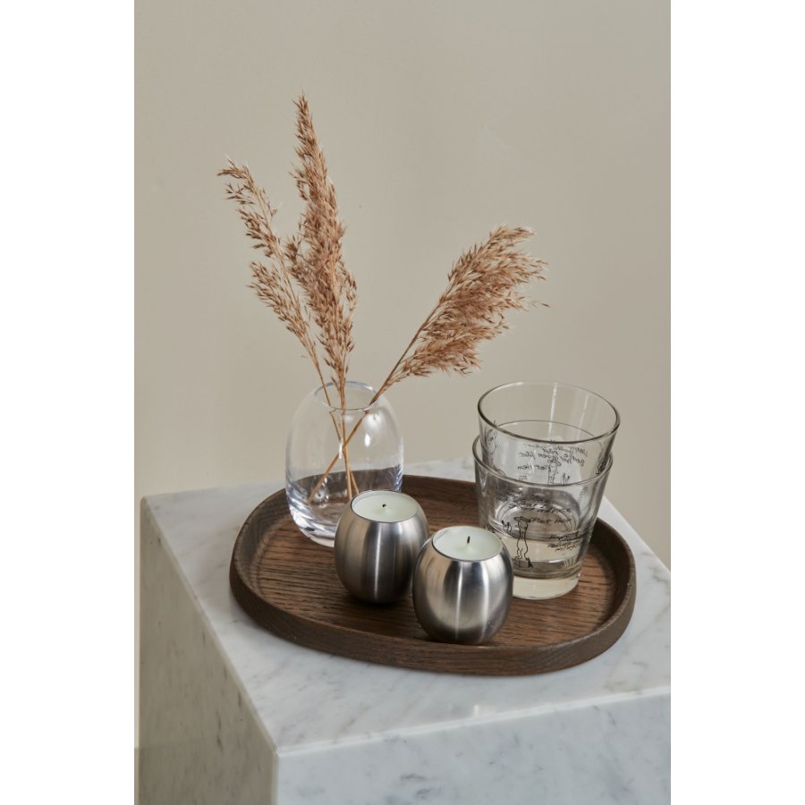 Piet Hein Vandglas m. Gruk Husk at elske/Af mad p fad 2 stk. 25 cl