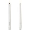 Piet Hein Kronelys LED 2 stk. 2,3xH20 cm, Hvid