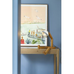 Mr. Wattson Bordlampe, Vintage White