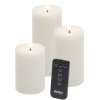 Eledea Bloklys inkl. Fjernbetjening LED 3 stk, Off White