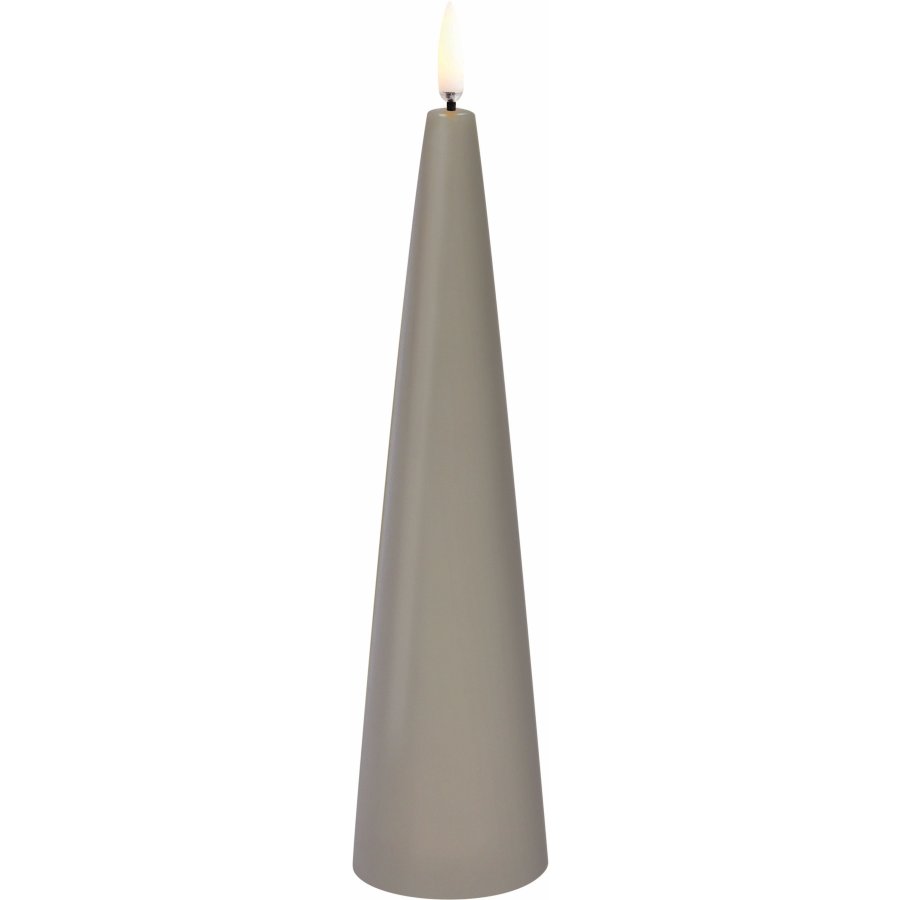 Uyuni Lighting Keglelys LED 5,8xH21,5 cm, Sandstone