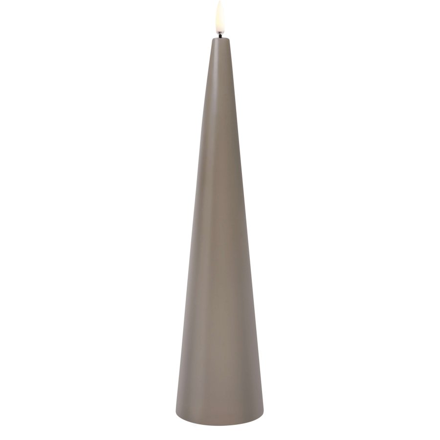 Uyuni Lighting Keglelys LED 6,8xH30 cm, Sandstone