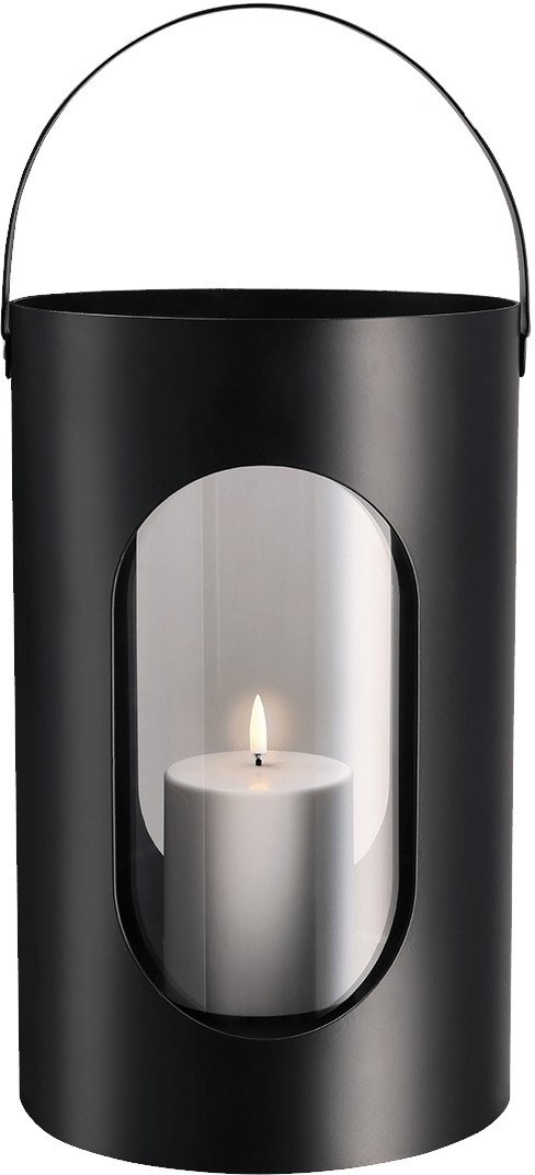 EKTA Living Light House Lanterne H35 cm, Sort