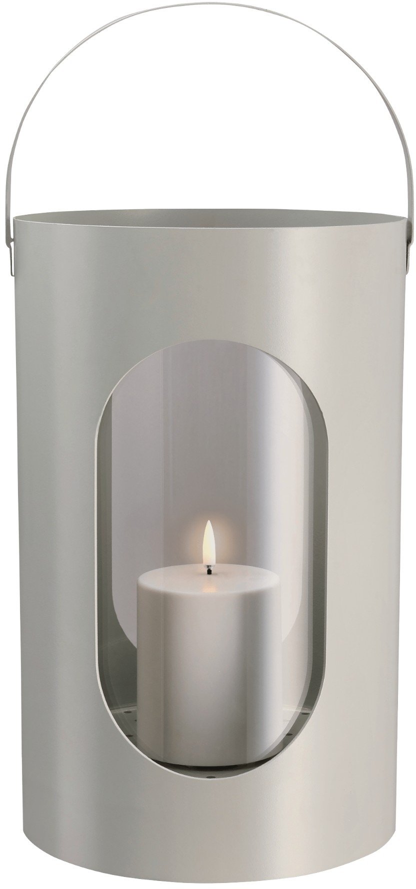EKTA Living Light House Lanterne H35 cm, Lys Gr