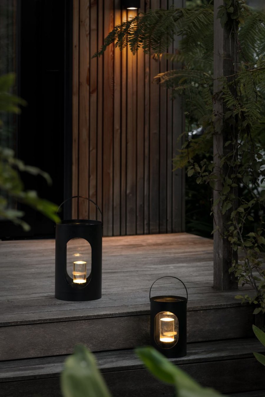 EKTA Living Light House Lanterne H24 cm, Sort