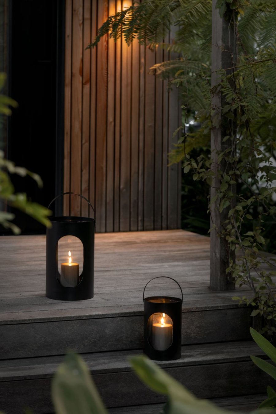EKTA Living Light House Lanterne H24 cm, Sort