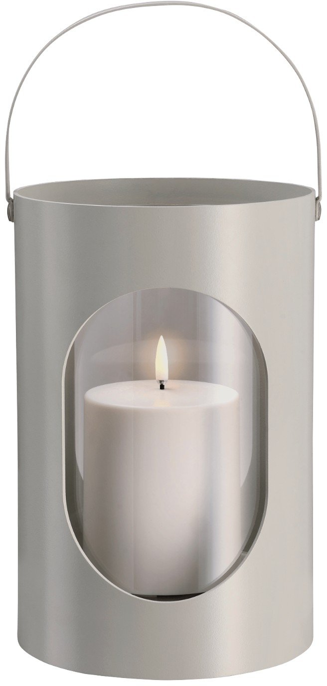 EKTA Living Light House Lanterne H24 cm, Lys Gr