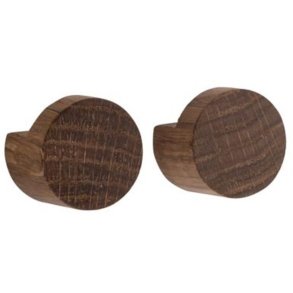 EKTA Living Wood Knot Knage 2 stk. 2,8 cm, Rget Eg
