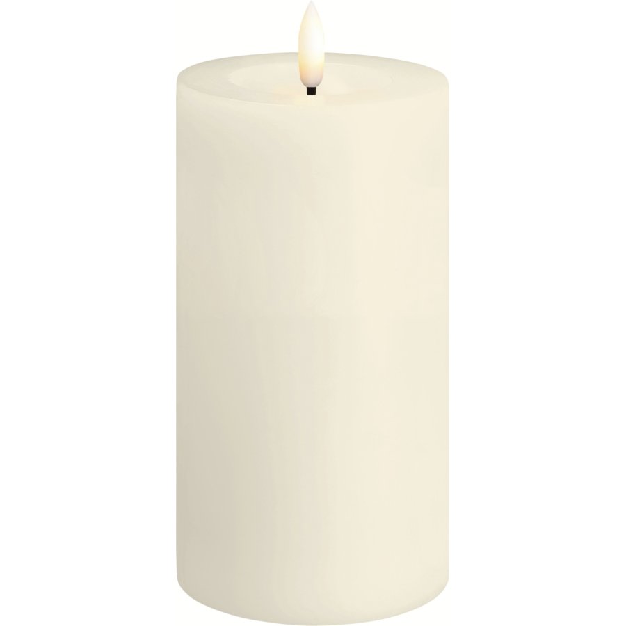 Moods & More Stompkaars met Smelteffect LED �7,4xH15 cm, Ivory