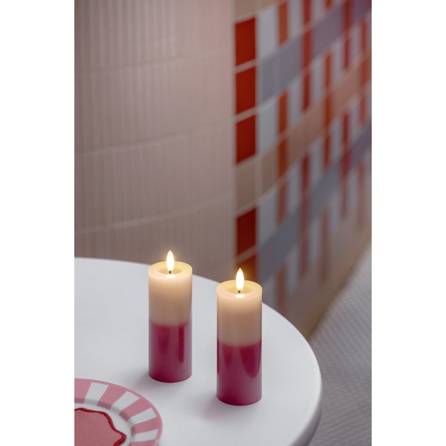 Moods & More Stompkaars met Smelteffect LED �4,9xH12,5 cm, Rosa