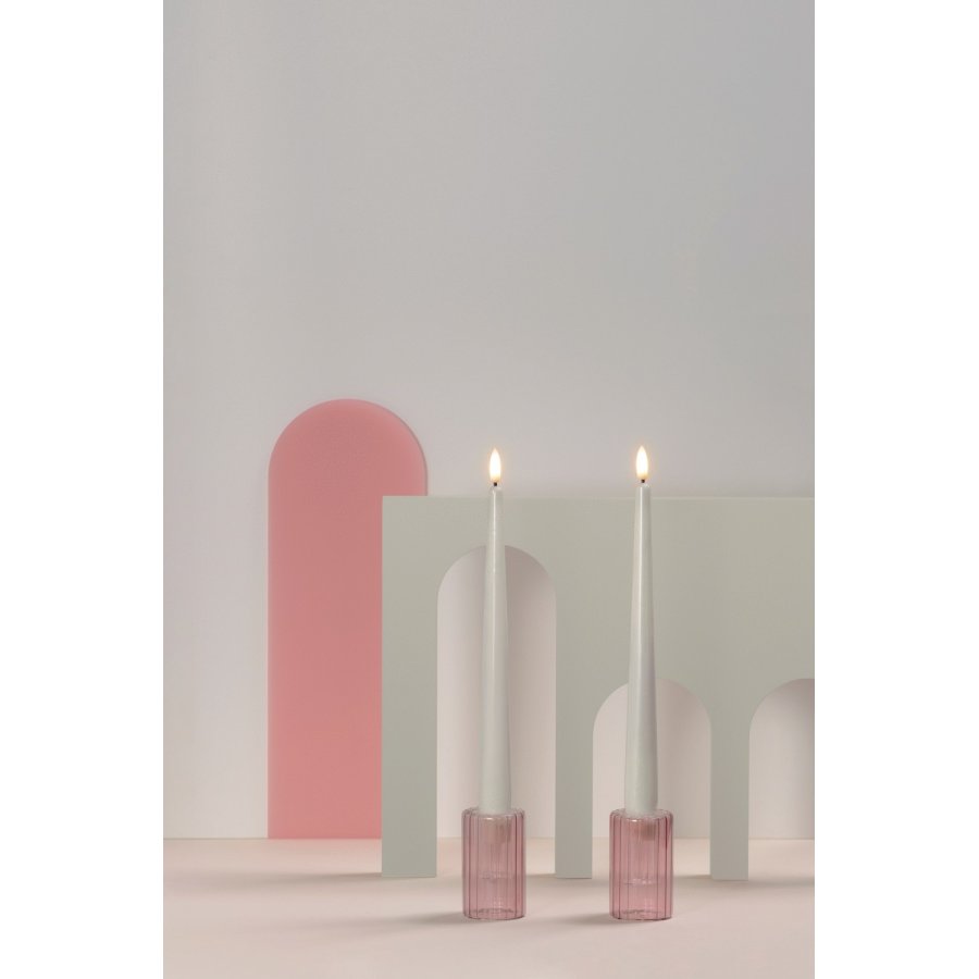 Moods & More Lima Kandelaar 2-delige set H7,5 cm, Vintage Rose