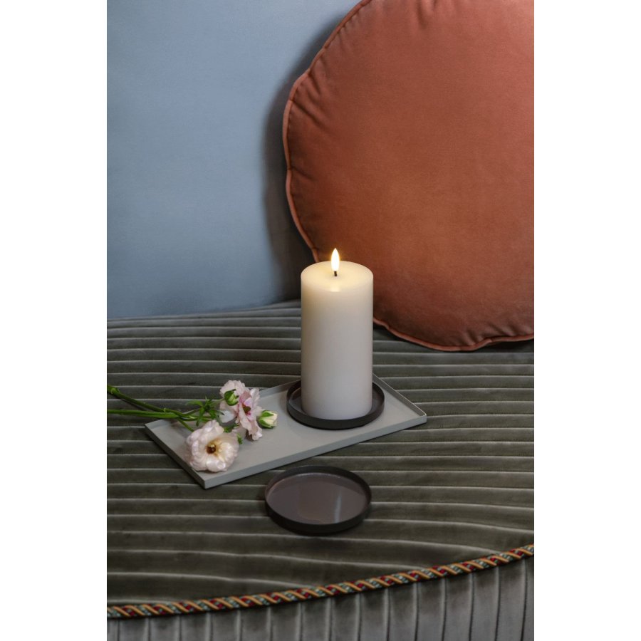 Moods & More Grenada Decoratieschaal 26x13 cm, Kit Grey