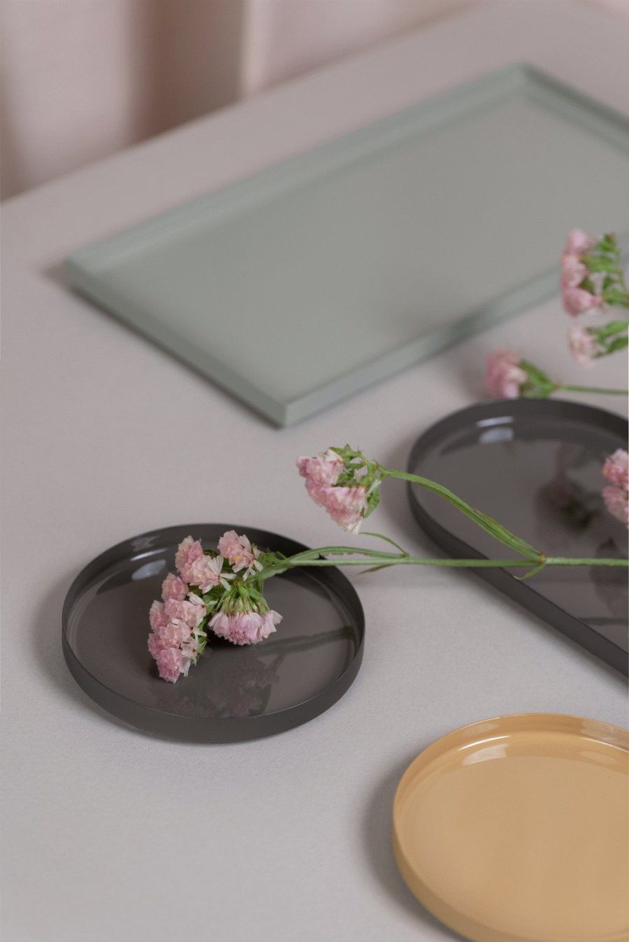 Moods & More Grenada Decoratieschaal �10 cm, Honey Mustard