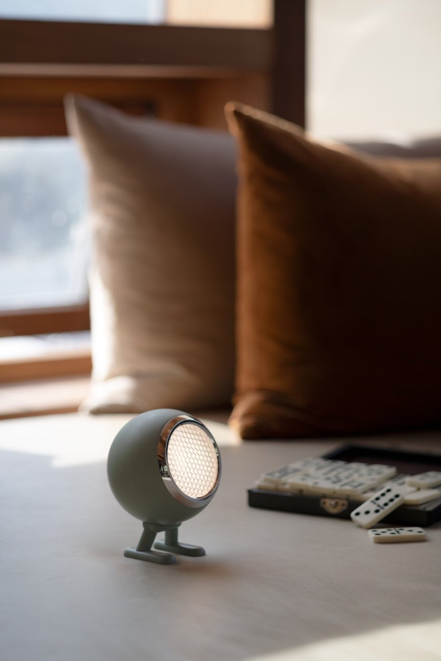 Mr. Wattson Norbitt Trdls Bordlampe LED H8,3 cm, Herby Green