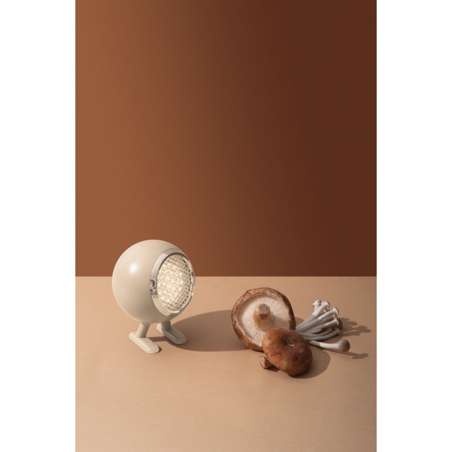 Mr. Wattson Norbitt Trdls Bordlampe LED H8,3 cm, Mushroom Brown