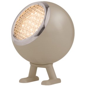 Mr. Wattson Norbitt Trdls Bordlampe LED H8,3 cm, Mushroom Brown