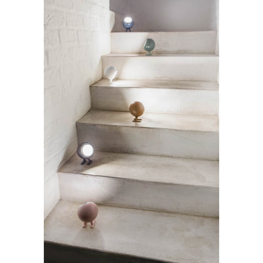 Mr. Wattson Norbitt Trdls Bordlampe LED H8,3 cm, Mushroom Brown