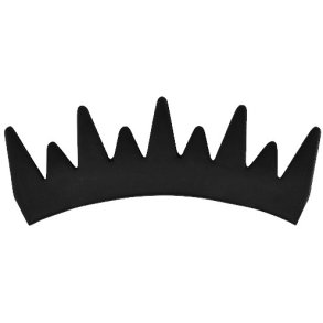 Mr. Wattson Norbitt Mohawk 5,6x2,6 cm, Sort