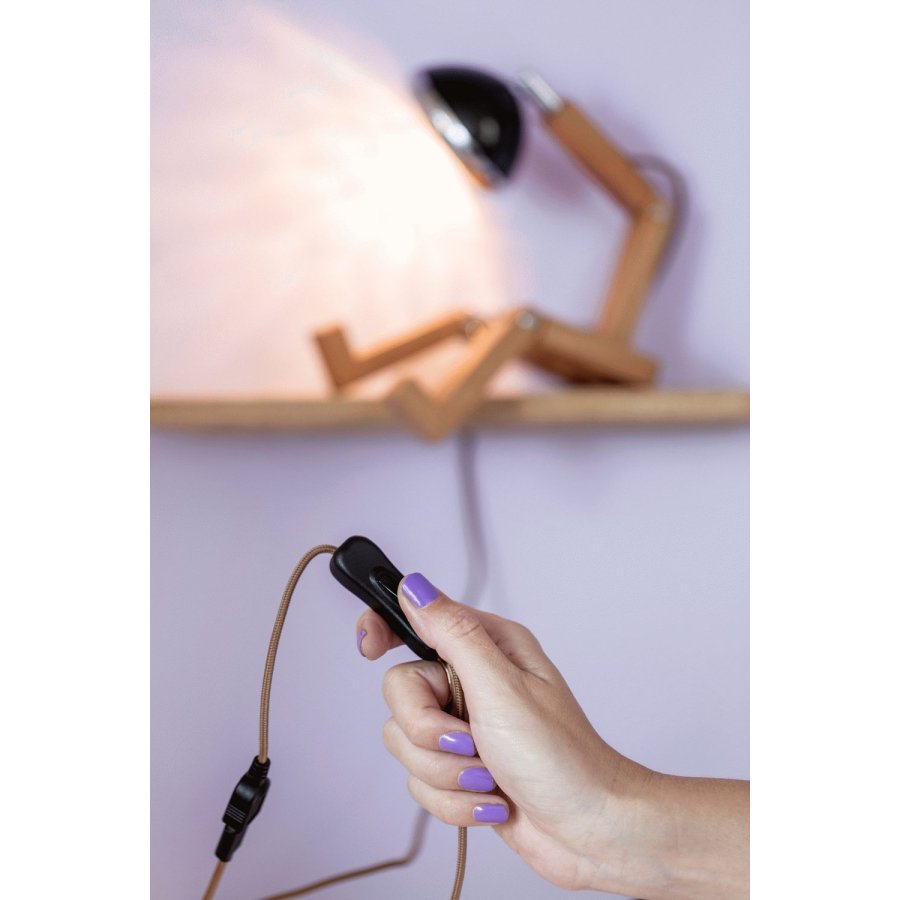 Mr. Wattson USB-forlngerledning m. Knap 1,5 m