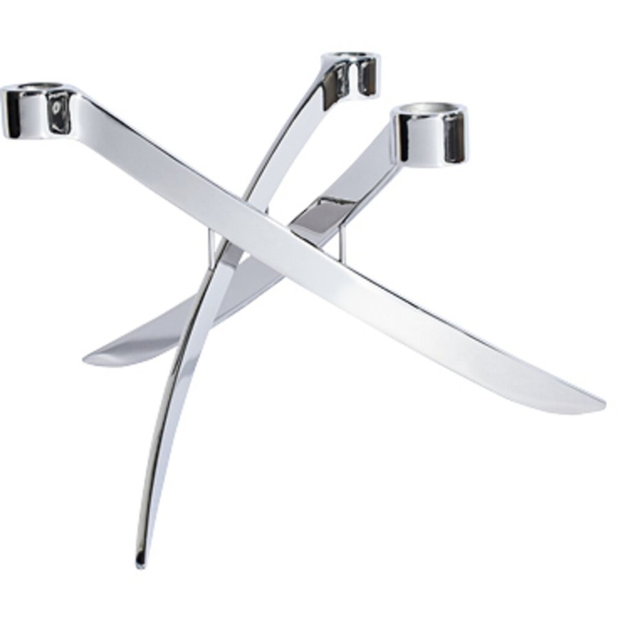 Uyuni Lighting Lightarch Lysestage 3 Arm 18 cm, Krom