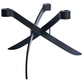 Uyuni Lighting LightArch Lysestage 3 Arm 28 cm, Mat Sort