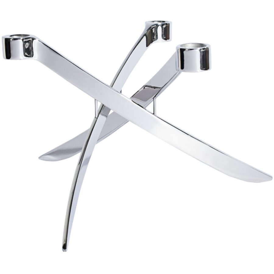 Uyuni Lighting Lightarch Lysestage 3 Arm 28 cm, Krom