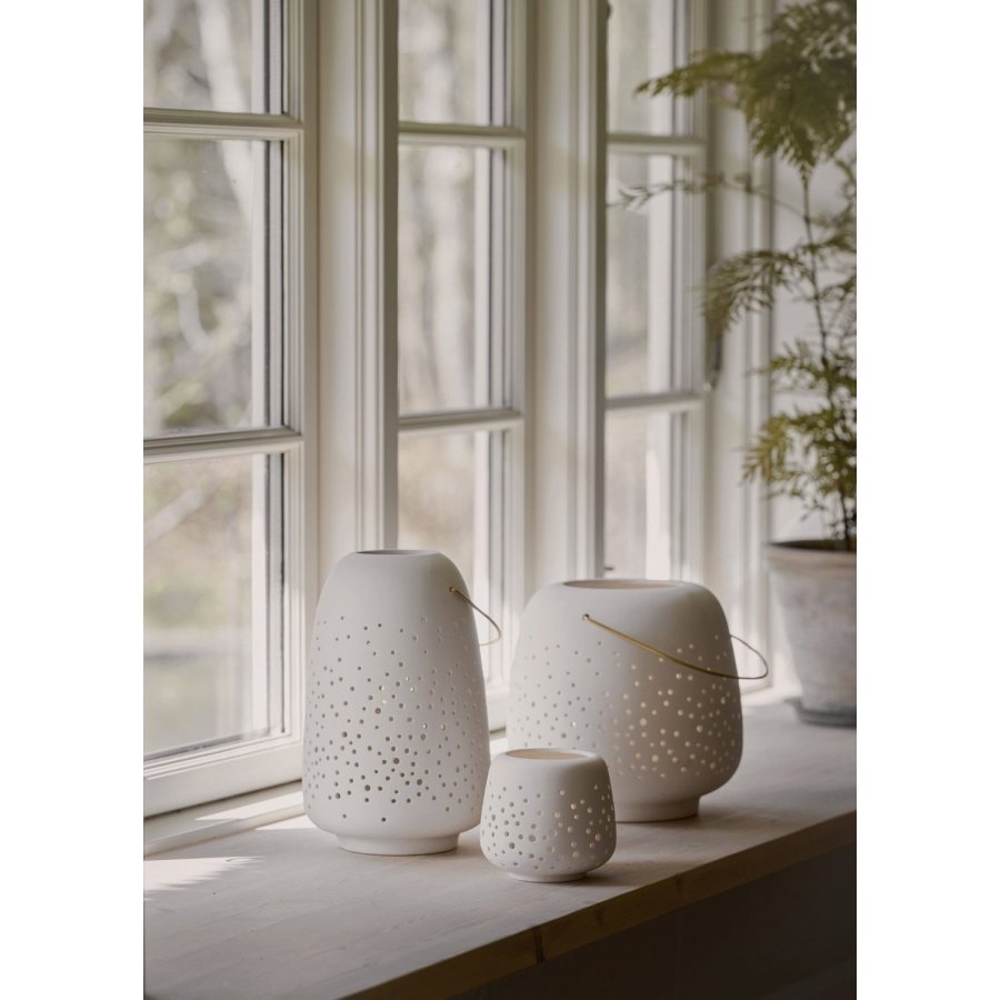 Uyuni Lighting Lanterne H24 cm, Hvid