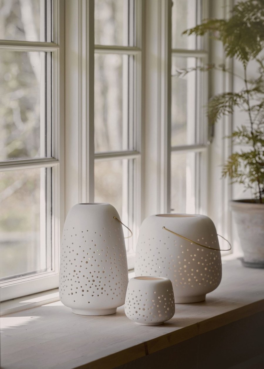 Uyuni Lighting Lanterne H9,5 cm, Hvid