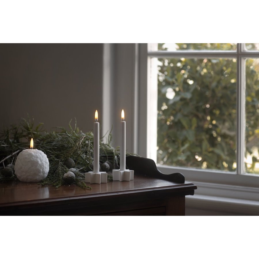 Uyuni Lighting Sternenkerzenhalter H2,4 cm, Nordic White