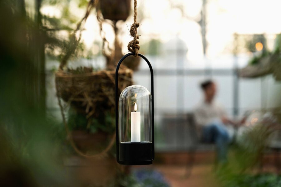 Uyuni Lighting Lampe Lanterne H34 cm, Sort Metal