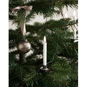 Uyuni Lighting Julelys LED 12 stk. Ø1,3xH11 cm, Hvid